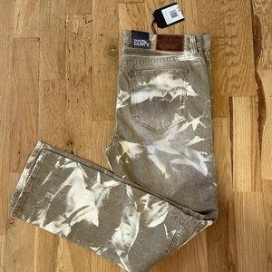 Tan faded wash Raw & Dirty  brand jeans